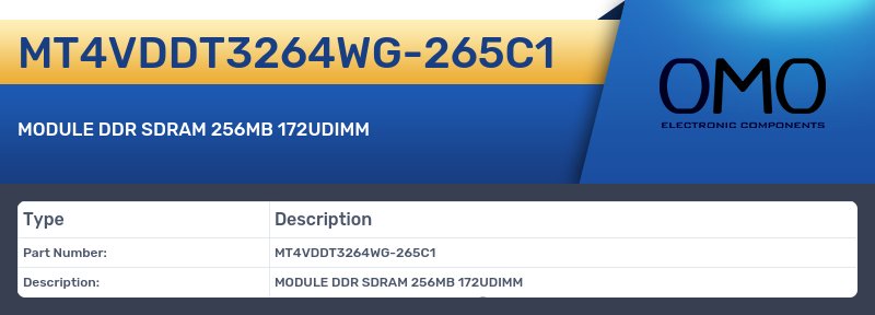 MT4VDDT3264WG-265C1