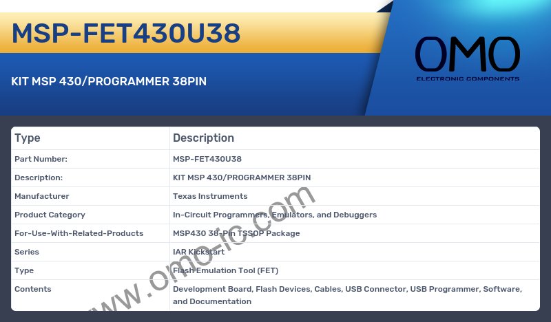 MSP-FET430U38