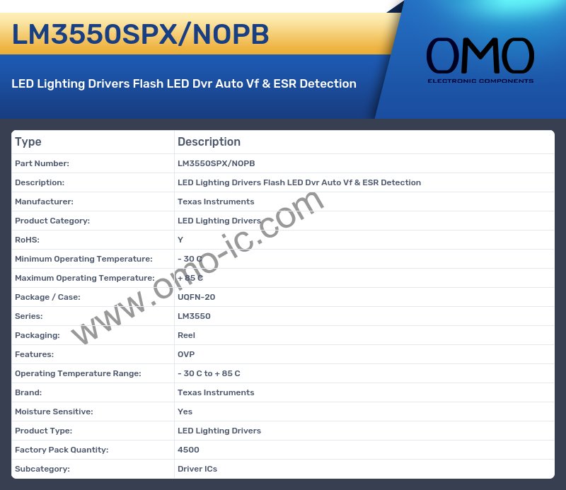 LM3550SPX/NOPB