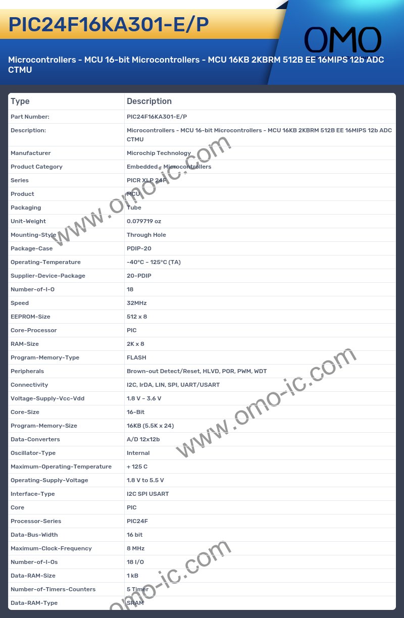 PIC24F16KA301-E/P