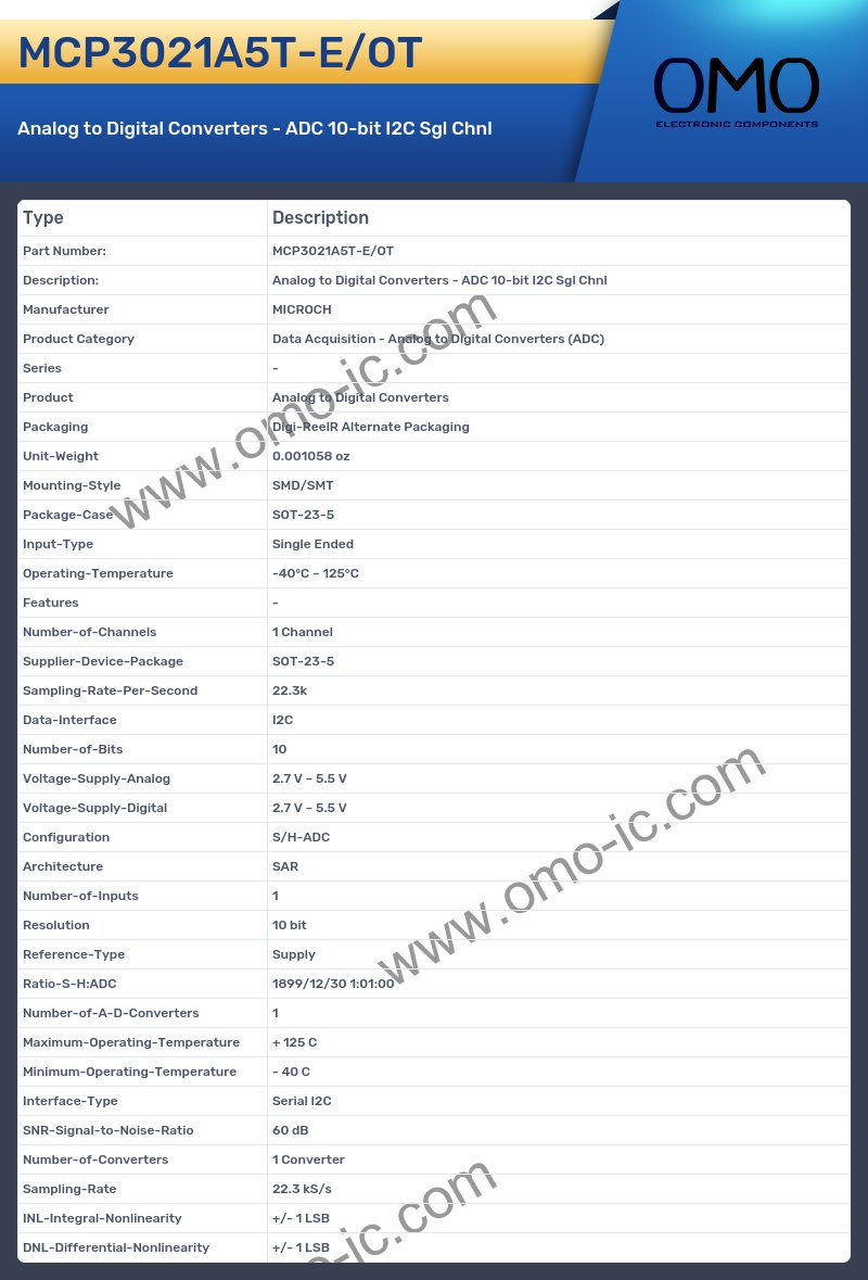 MCP3021A5T-E/OT