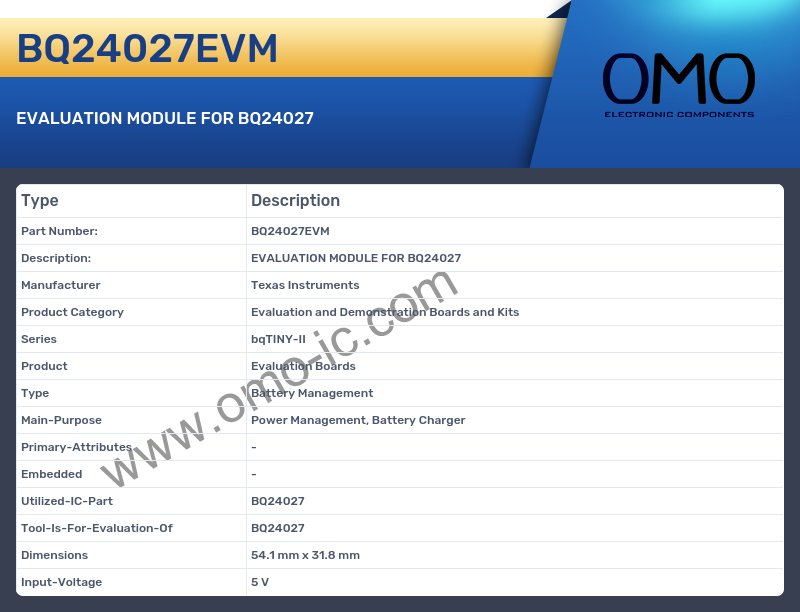 BQ24027EVM