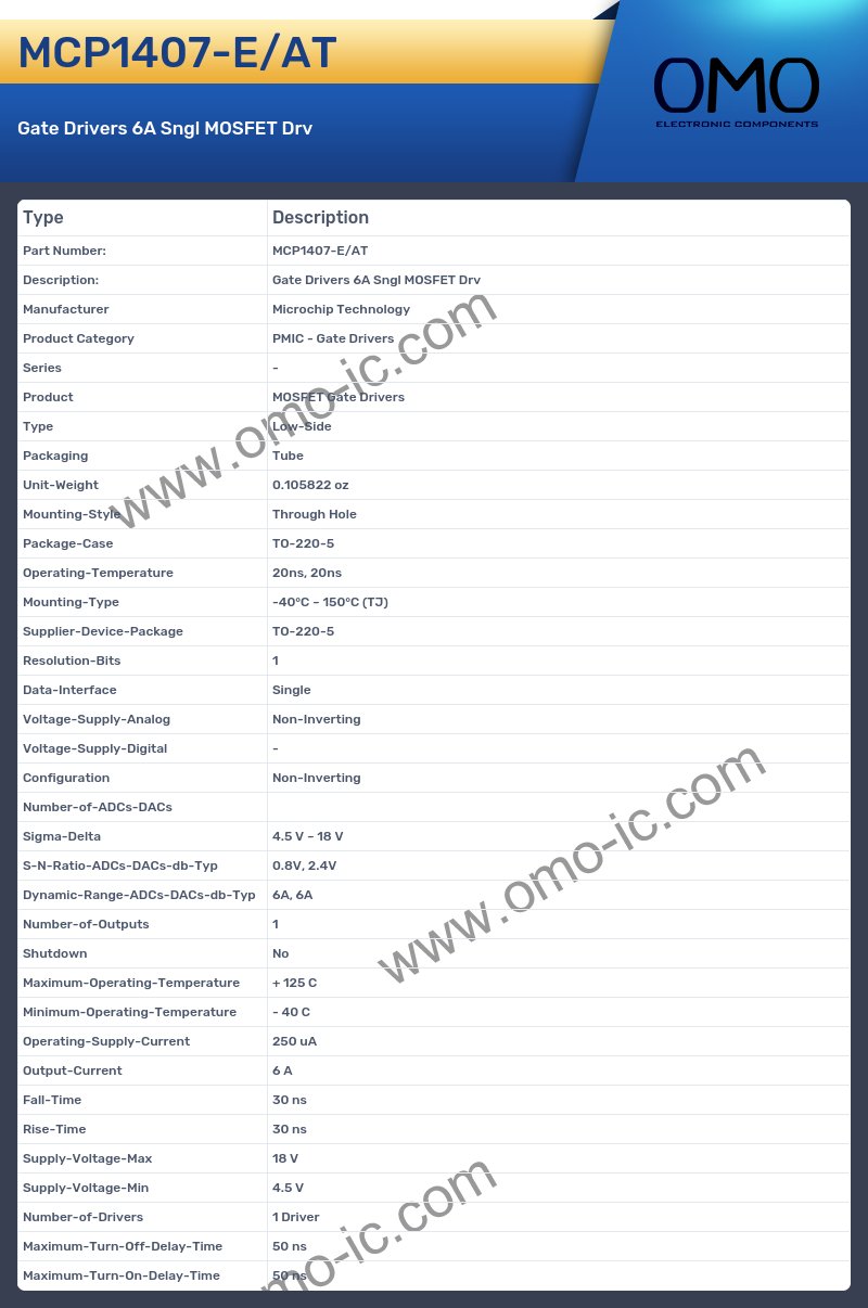 MCP1407-E/AT