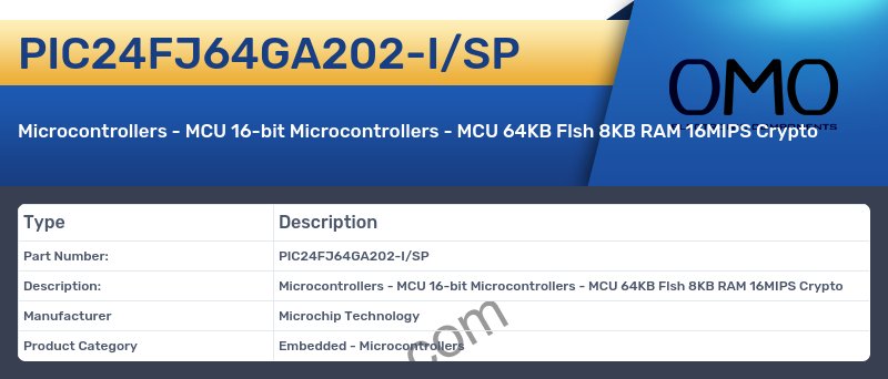 PIC24FJ64GA202-I/SP