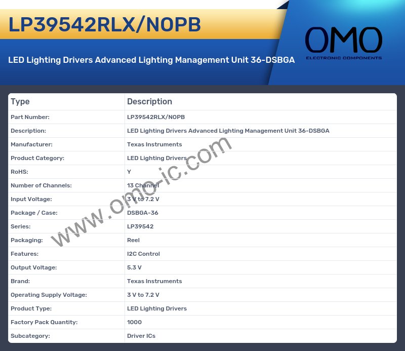 LP39542RLX/NOPB