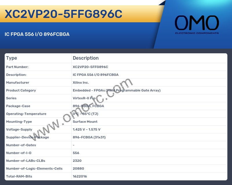 XC2VP20-5FFG896C