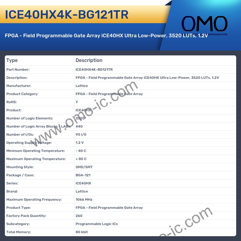 ICE40HX4K-BG121TR
