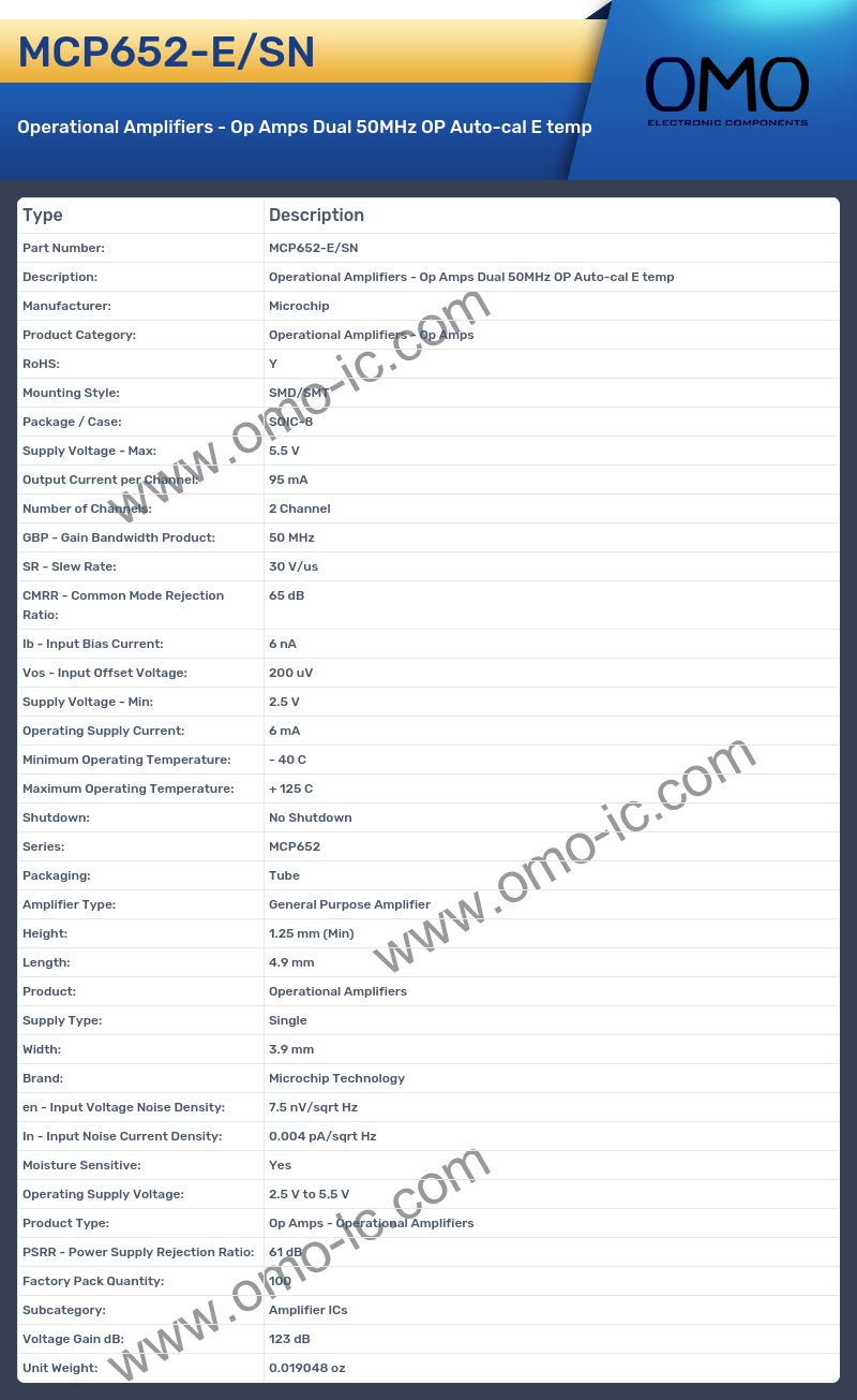 MCP652-E/SN
