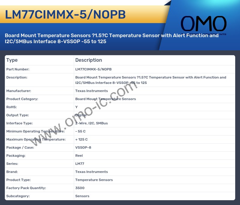 LM77CIMMX-5/NOPB