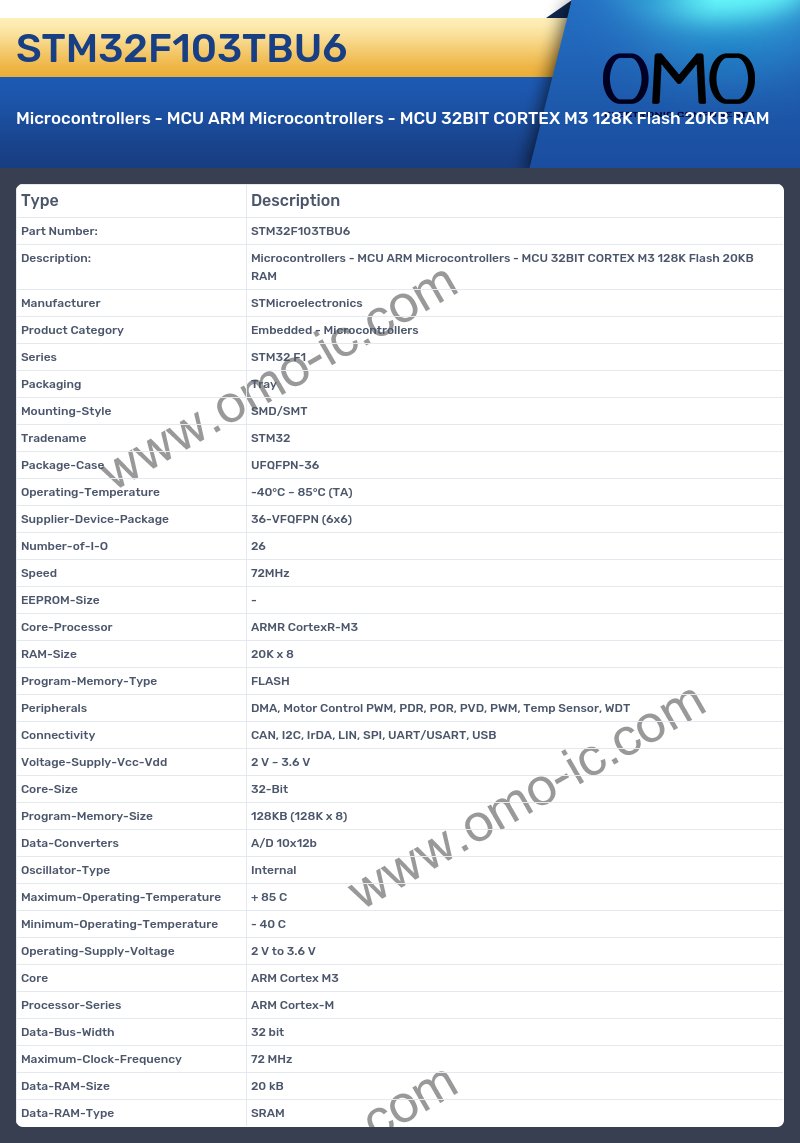 STM32F103TBU6