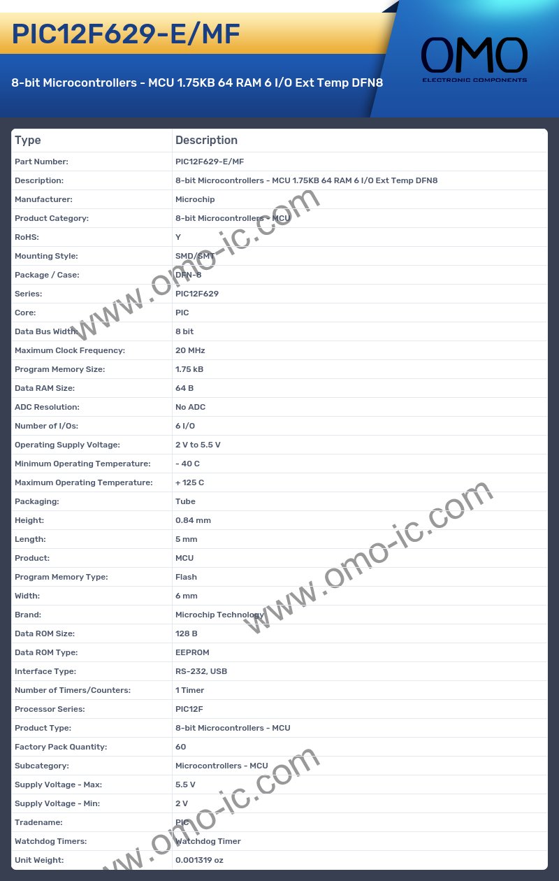 PIC12F629-E/MF