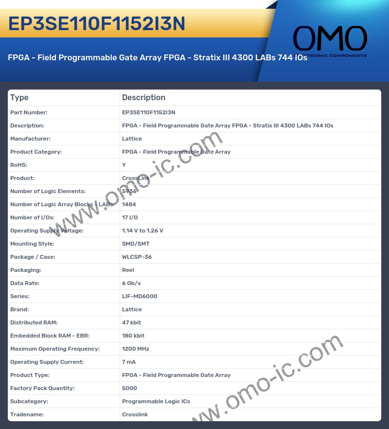 EP3SE110F1152I3N
