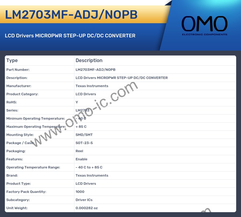 LM2703MF-ADJ/NOPB