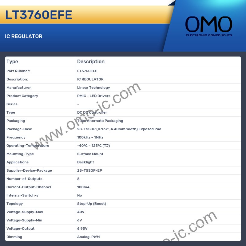 LT3760EFE