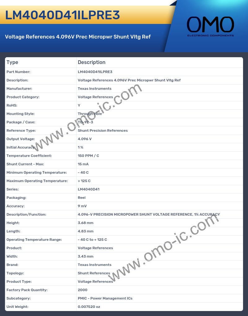 LM4040D41ILPRE3
