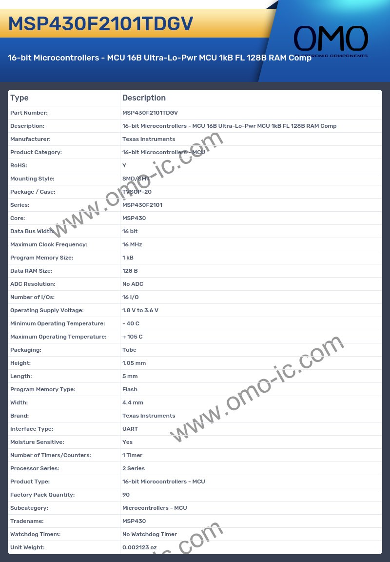MSP430F2101TDGV