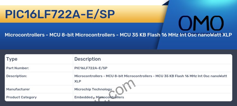 PIC16LF722A-E/SP