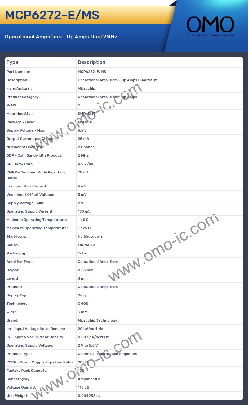 MCP6272-E/MS