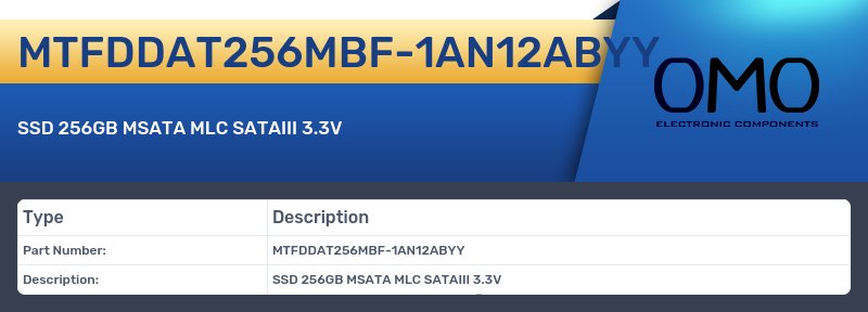 MTFDDAT256MBF-1AN12ABYY