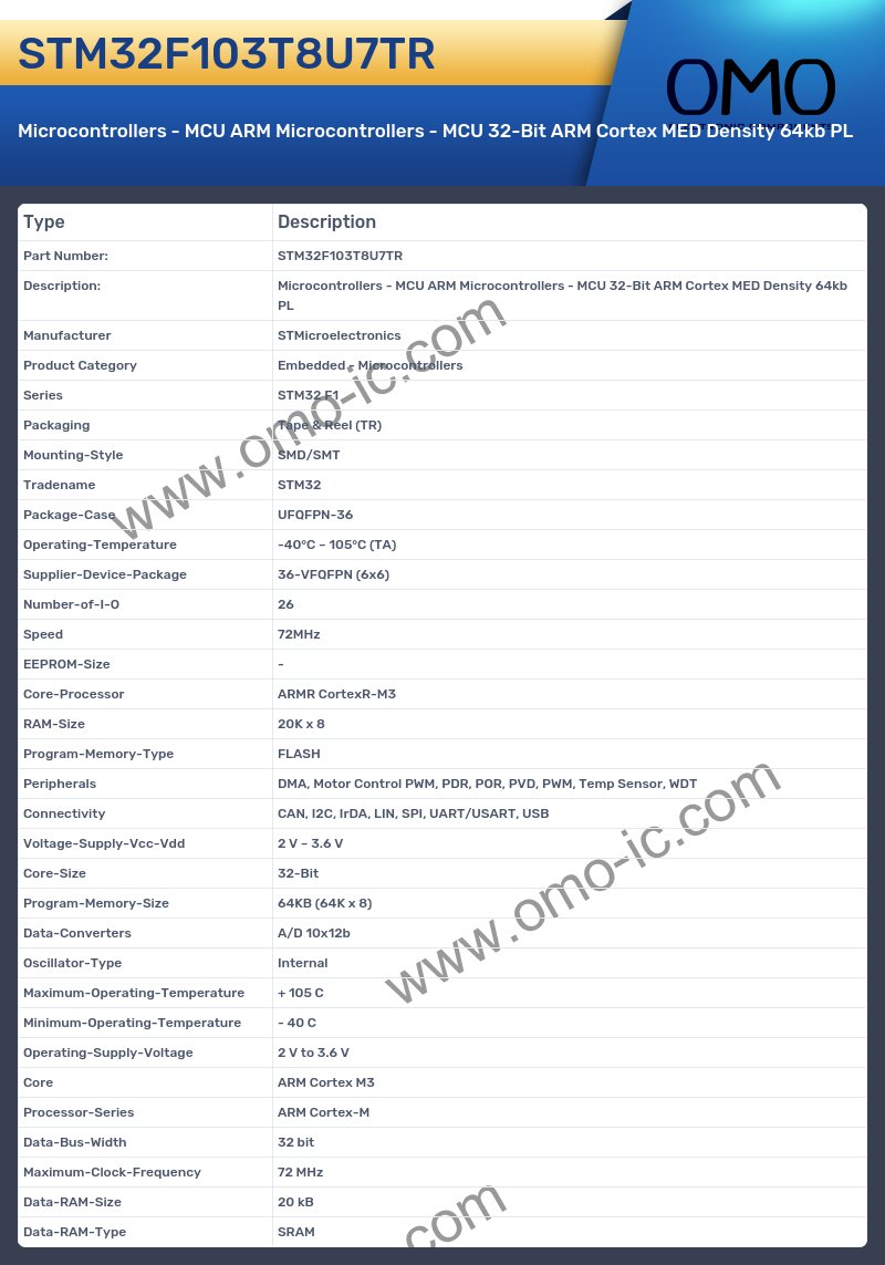 STM32F103T8U7TR