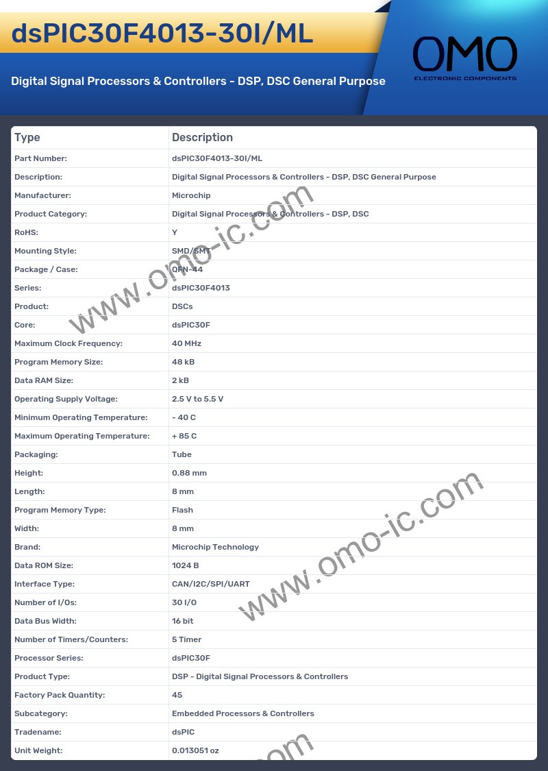 dsPIC30F4013-30I/ML