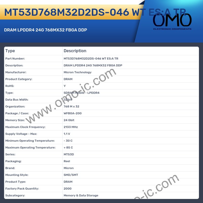 MT53D768M32D2DS-046 WT ES:A TR