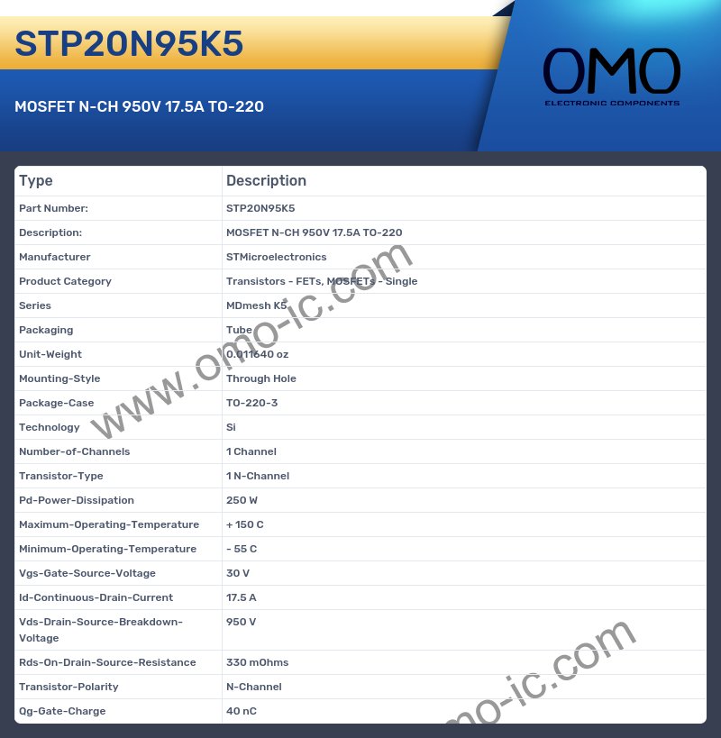 STP20N95K5