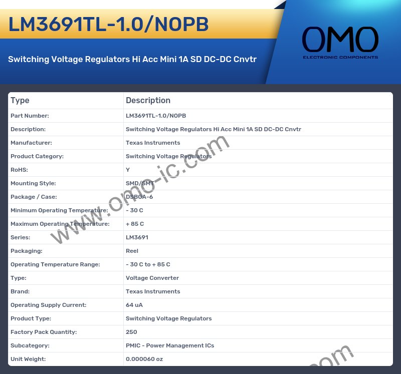 LM3691TL-1.0/NOPB