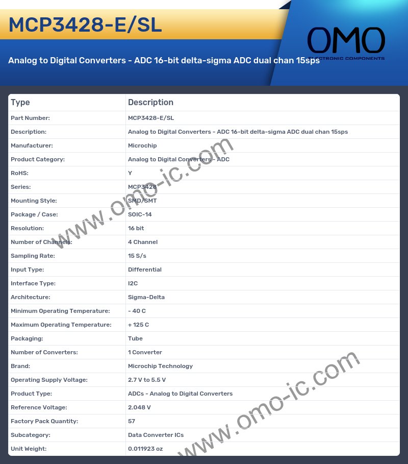 MCP3428-E/SL
