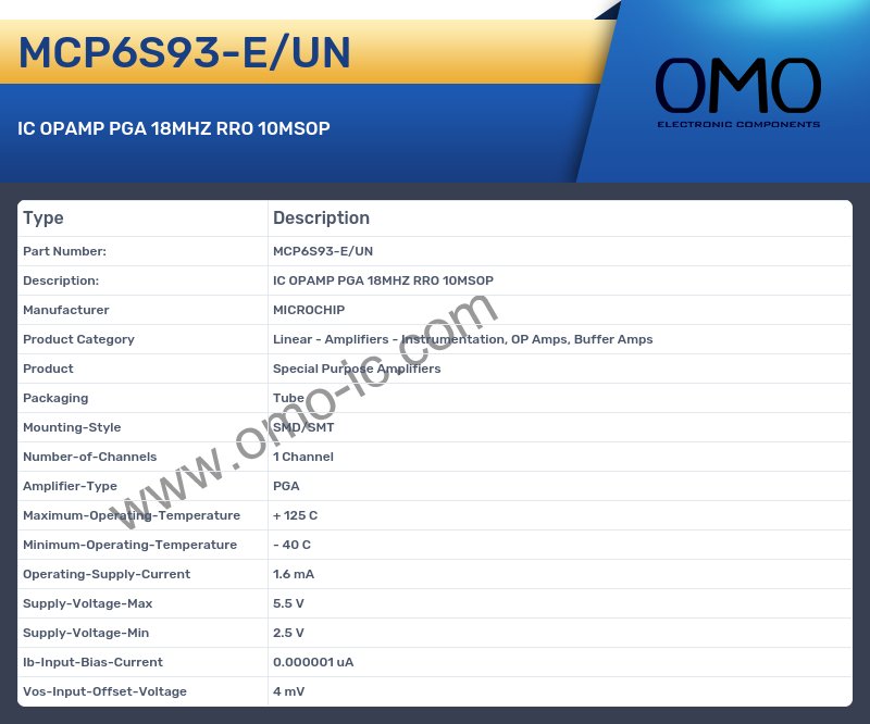 MCP6S93-E/UN