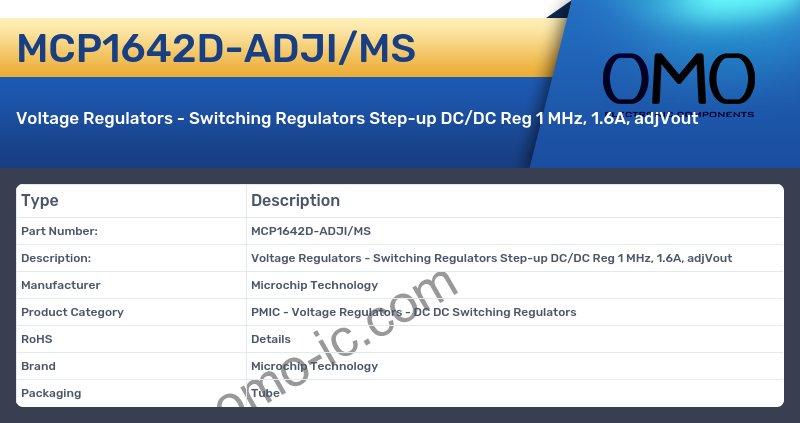 MCP1642D-ADJI/MS