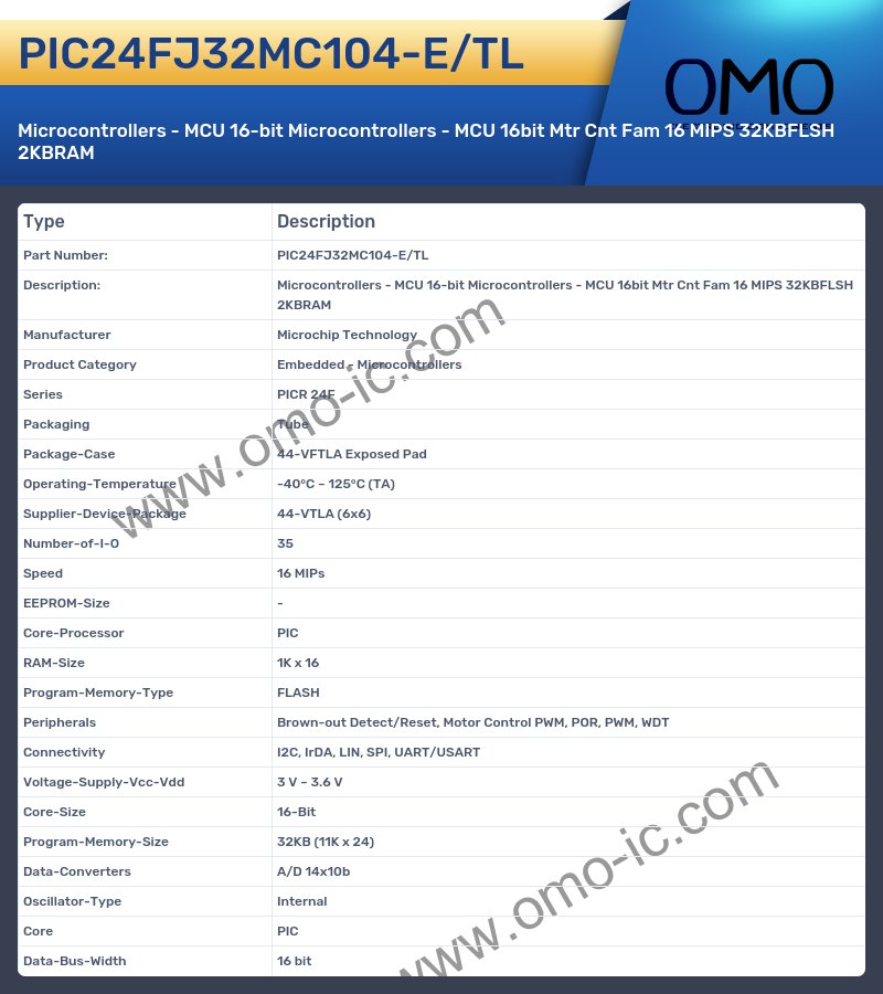 PIC24FJ32MC104-E/TL