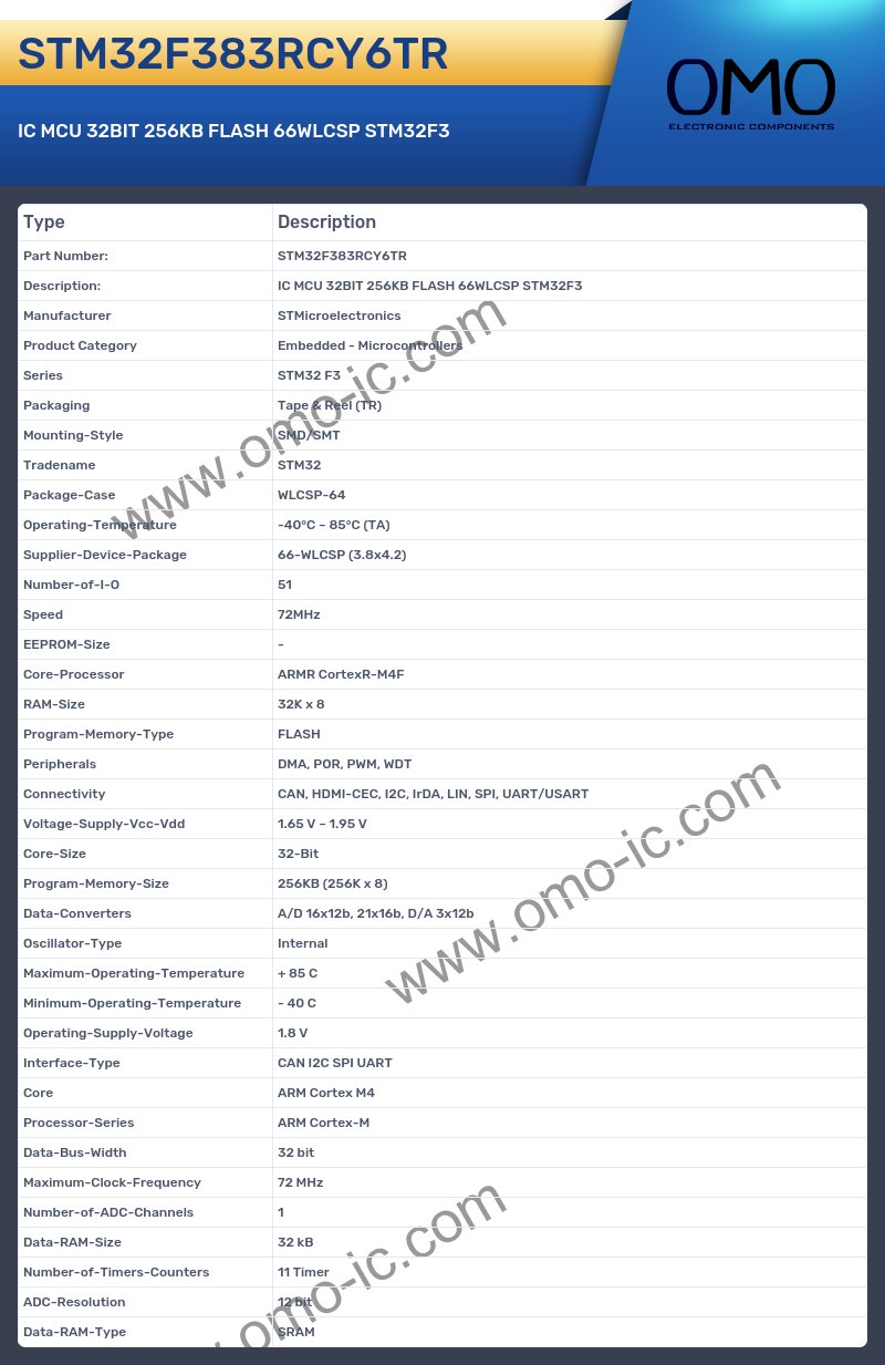 STM32F383RCY6TR