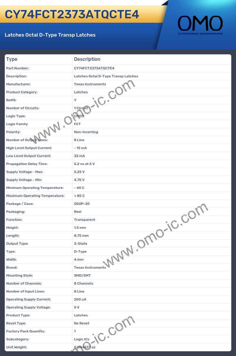 CY74FCT2373ATQCTE4