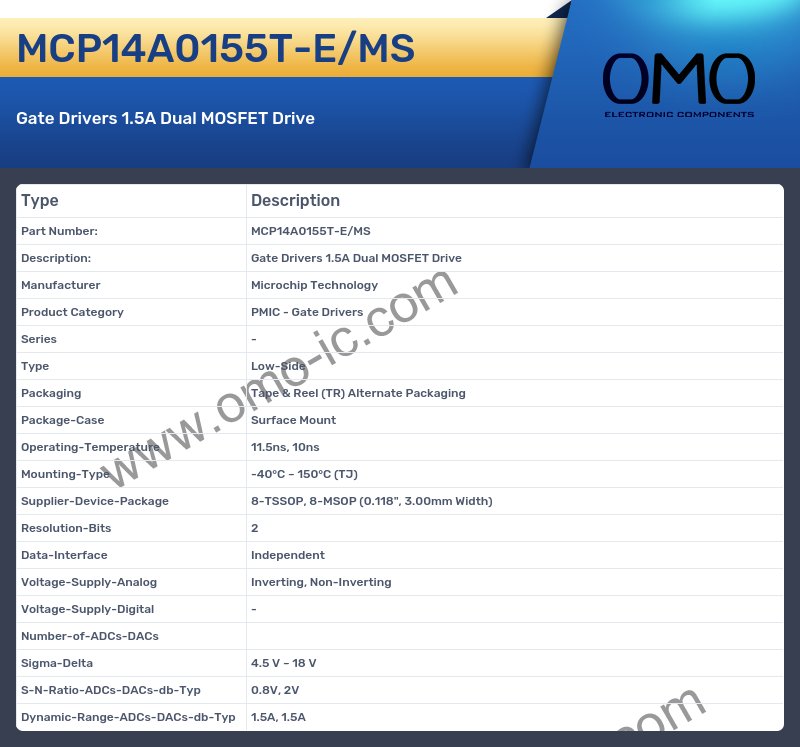 MCP14A0155T-E/MS