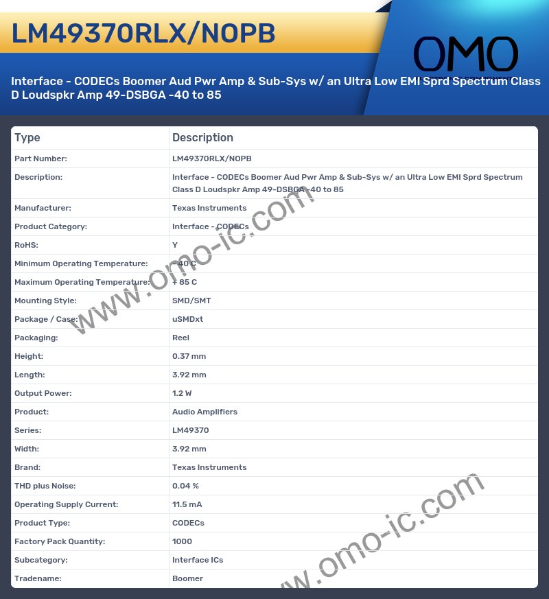 LM49370RLX/NOPB