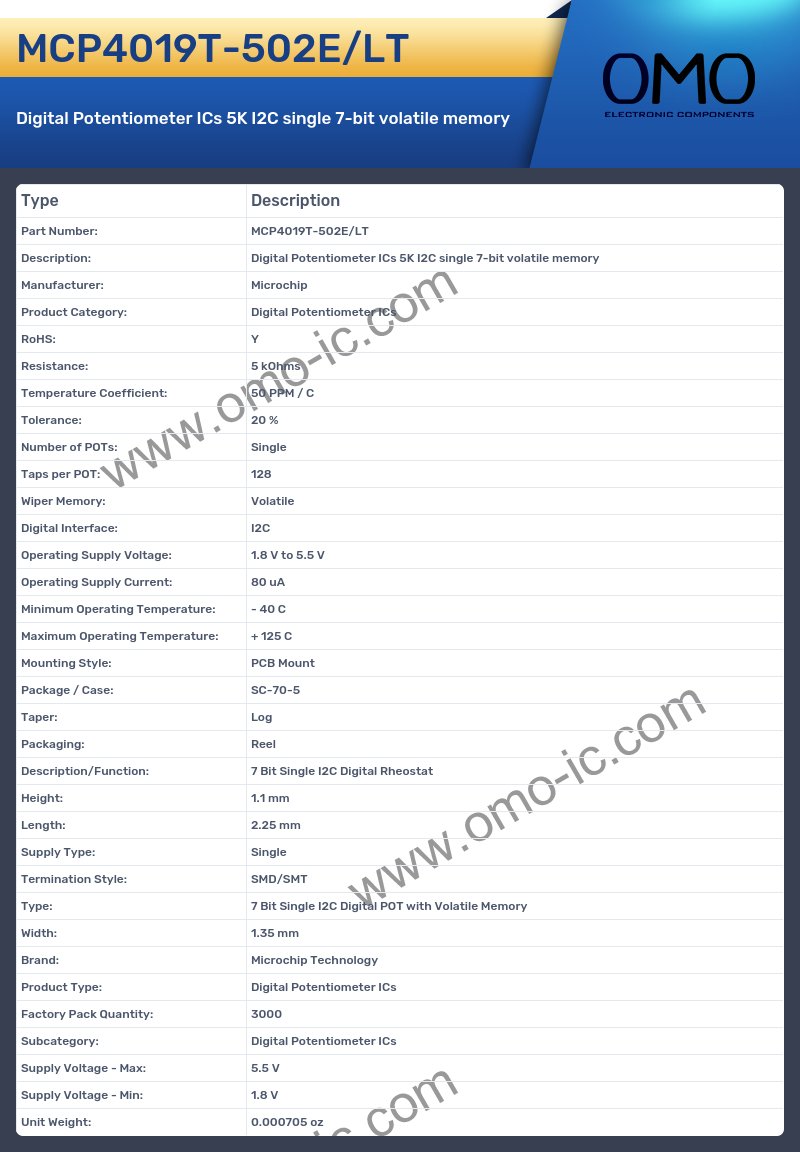 MCP4019T-502E/LT