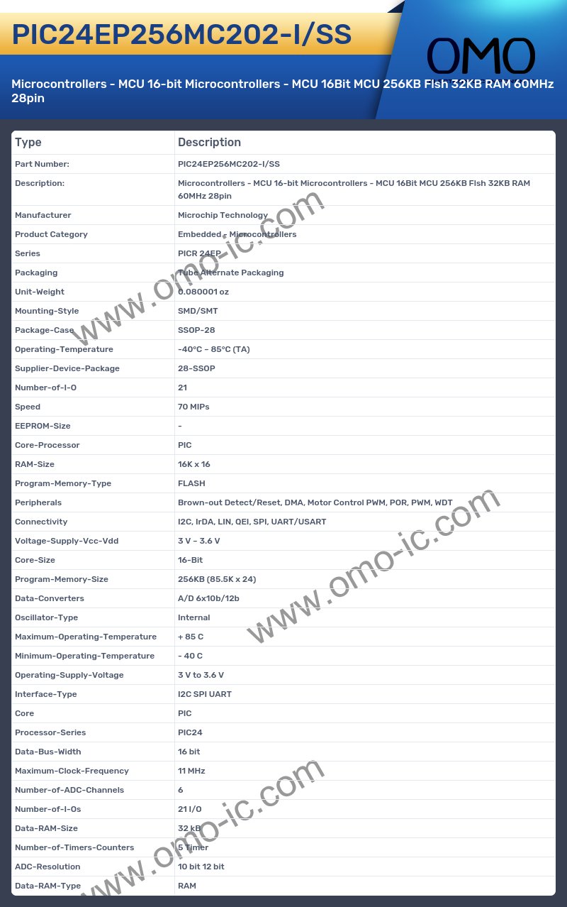 PIC24EP256MC202-I/SS