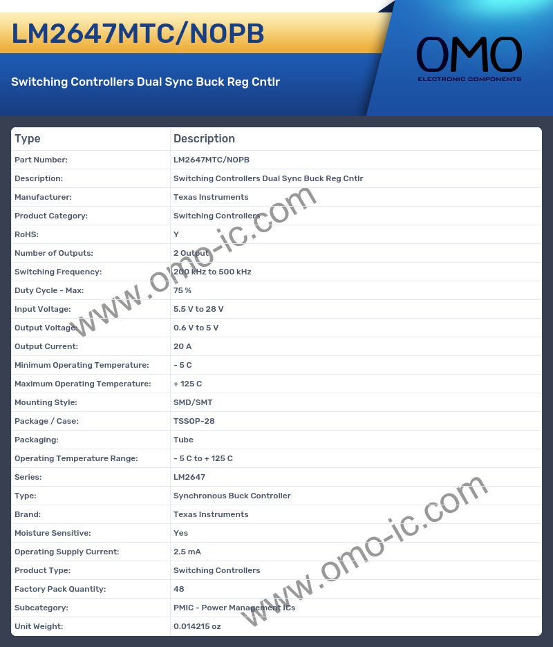 LM2647MTC/NOPB