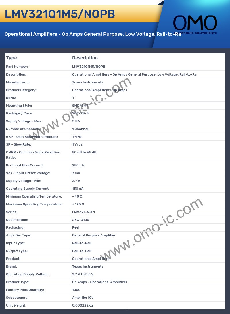 LMV321Q1M5/NOPB