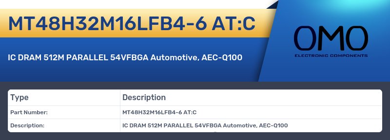 MT48H32M16LFB4-6 AT:C