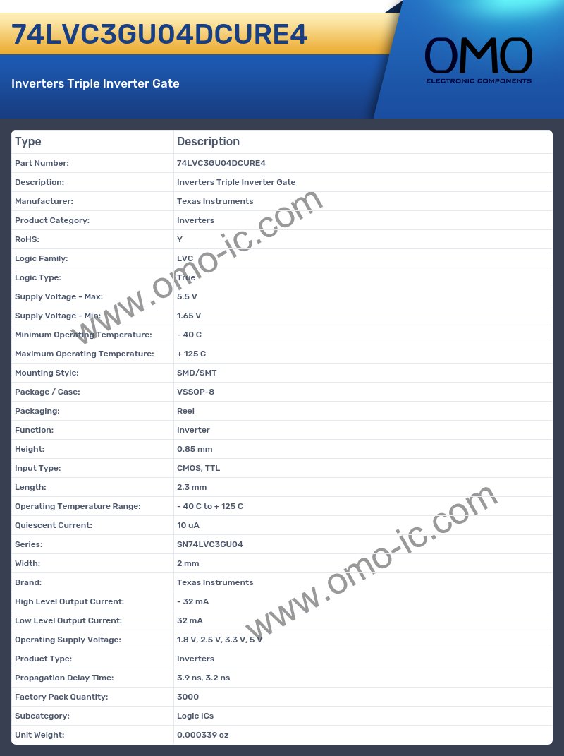 74LVC3GU04DCURE4