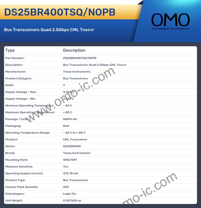DS25BR400TSQ/NOPB