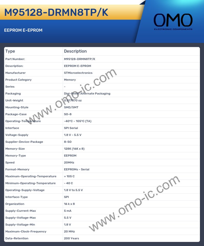 M95128-DRMN8TP/K