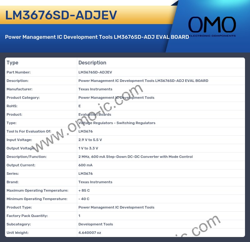 LM3676SD-ADJEV