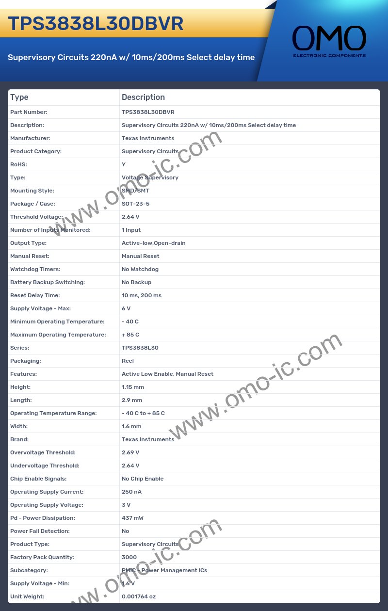 TPS3838L30DBVR