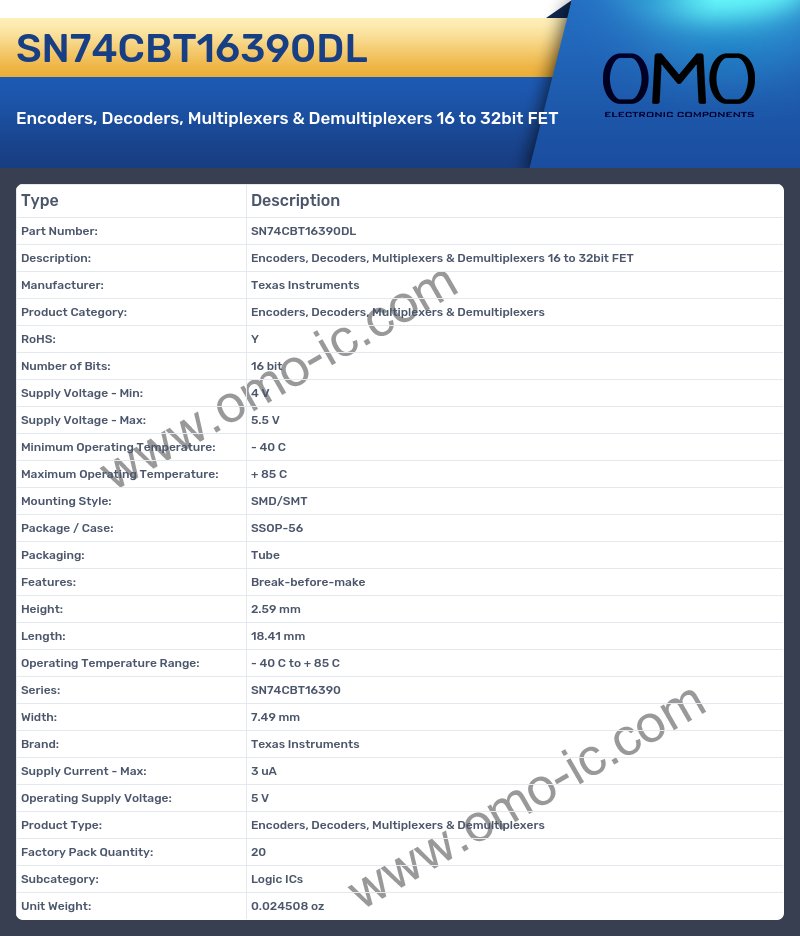 SN74CBT16390DL