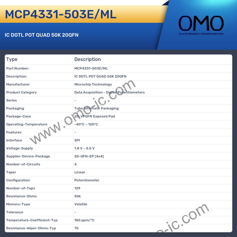 MCP4331-503E/ML