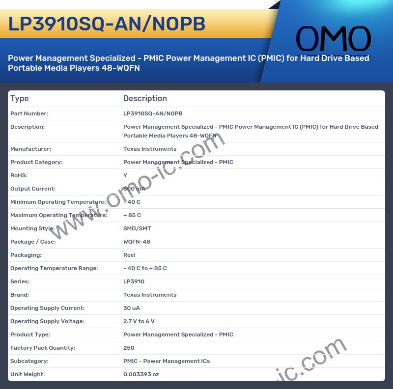 LP3910SQ-AN/NOPB
