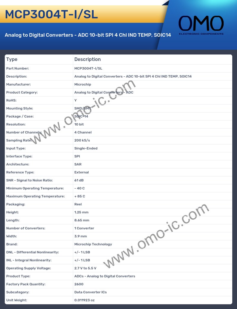 MCP3004T-I/SL